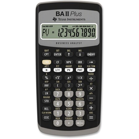 Texas Instruments Instruments BA-II-PLUS TI BA II Plus Calc Slide Case BAIIPLUS